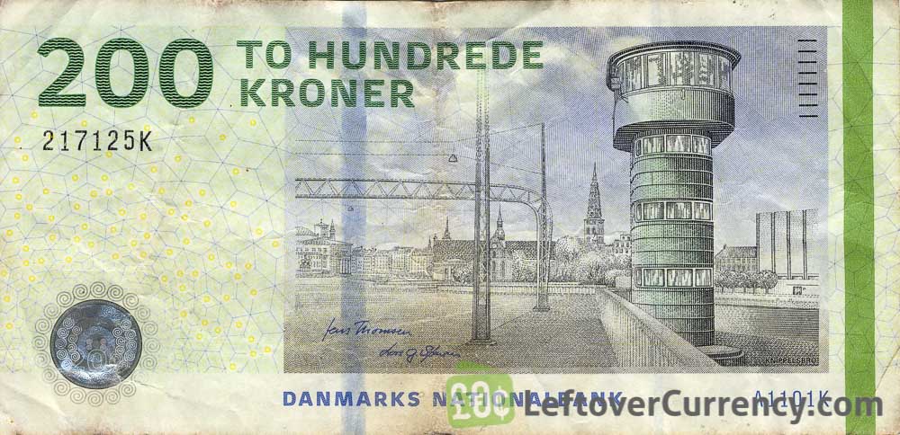 200 Kroner of Denmark series) exchange