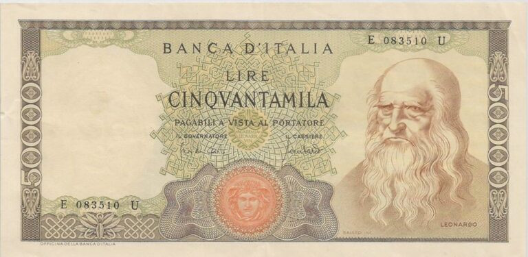 Italian Lire Mille Banknote Marco Polo Exchange Yours For Cash Today