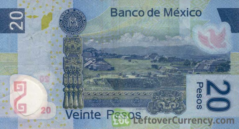 Mexican Pesos Banknote Series F Exchange Yours For Cash Today