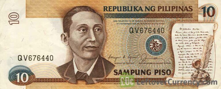 20 Philippine Peso (Manuel Luis Quezon) - Exchange yours for cash