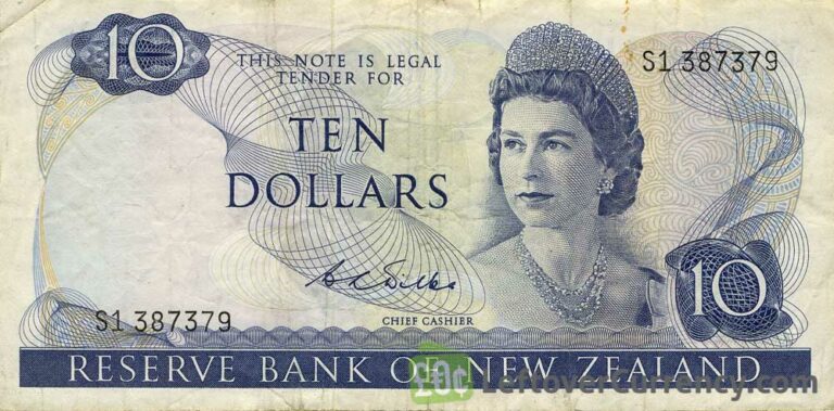 10 New Zealand Dollars Series 1967 - Exchange Yours For Cash