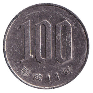 100 Japanese Yen coin - Exchange yours for cash today