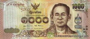 1000 baht to rupees