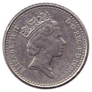 British large style 5p coin - Exchange yours for cash today