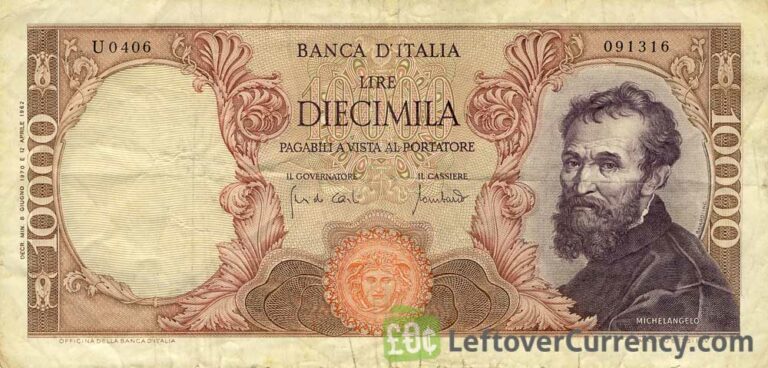 10000 italian lira us dollars