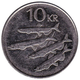  Icelandic 10 kroner 28mm Multi-Spring Fish European Coin  Collection Exquisite Collectibles Suitable for Gift Gift Collectors for Coin  Collectors : Toys & Games