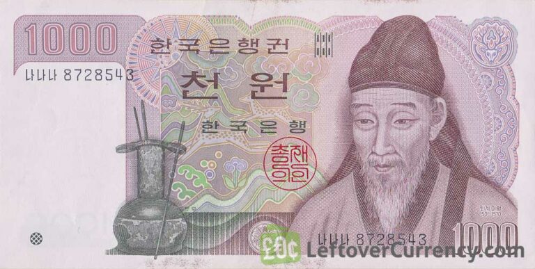 1000 korean won to php peso