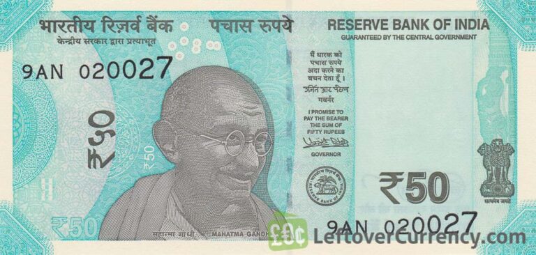 current Indian Rupee banknotes - Exchange yours now