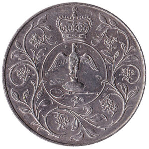 British Crown coin Elizabeth II Silver Jubilee (1977) - Exchange yours