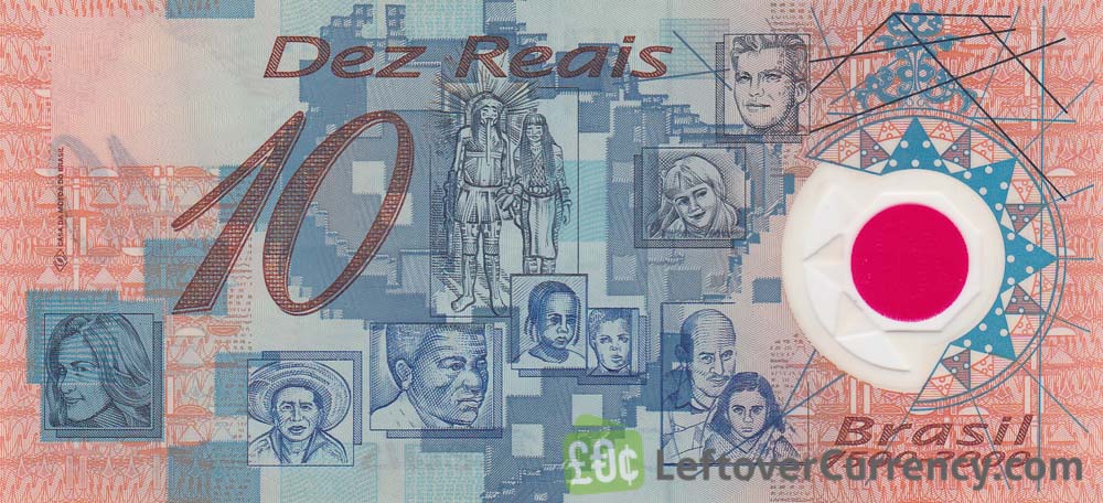 10 Brazilian Reais banknote (1500-2000 Commemorative) - Exchange yours