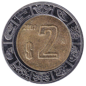 2 Mexican Pesos coin - Exchange yours for cash today