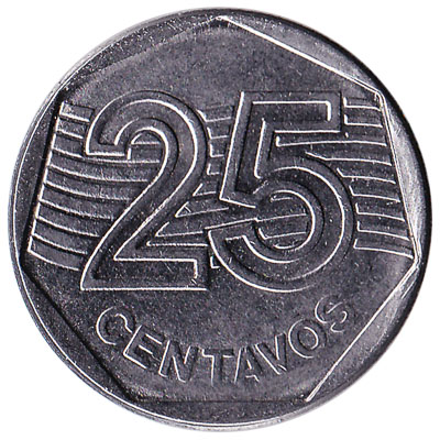 Brazil 25 Centavos coin first series - Exchange yours for cash today