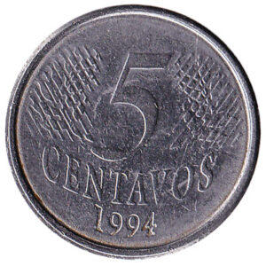 Brazil 5 Centavos coin first series - Exchange yours for cash today