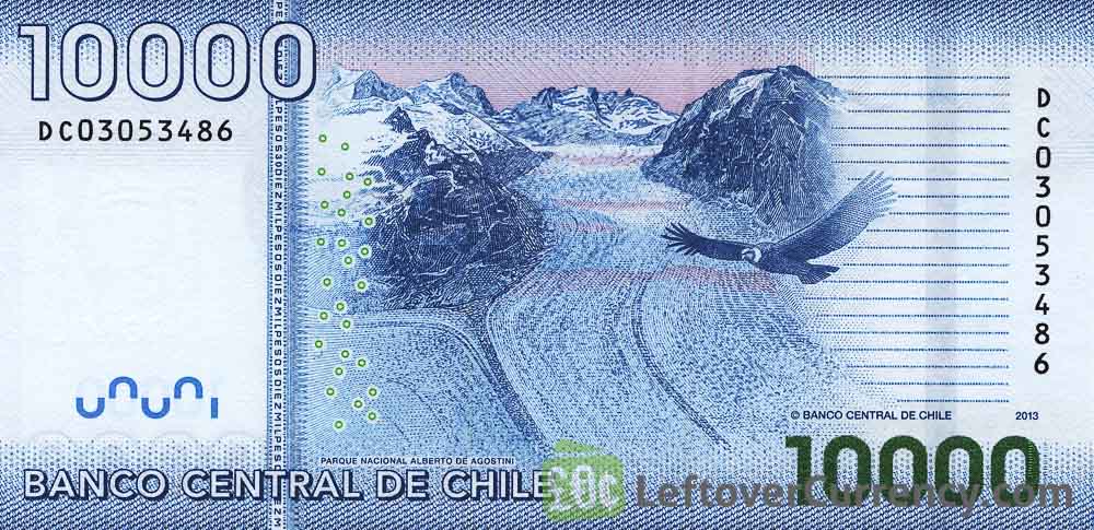 10000 Chilean Pesos Banknote Arturo Prat Exchange Yours For Cash