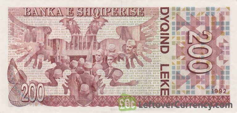 200 Albanian Lek Banknote (Ismail Qemali) - Exchange Yours For Cash