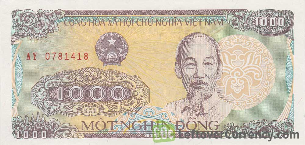 1 us dollar to vietnamese dong