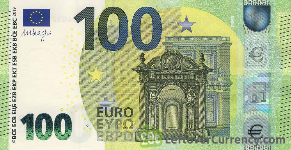 100 Euros Banknote Second Series Exchange Yours For Cash Today