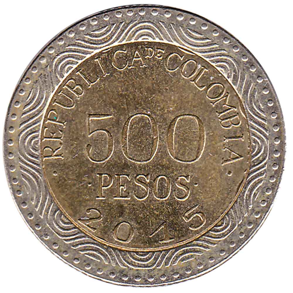 500 Pesos coin Colombia (glass frog) - Exchange yours for cash today