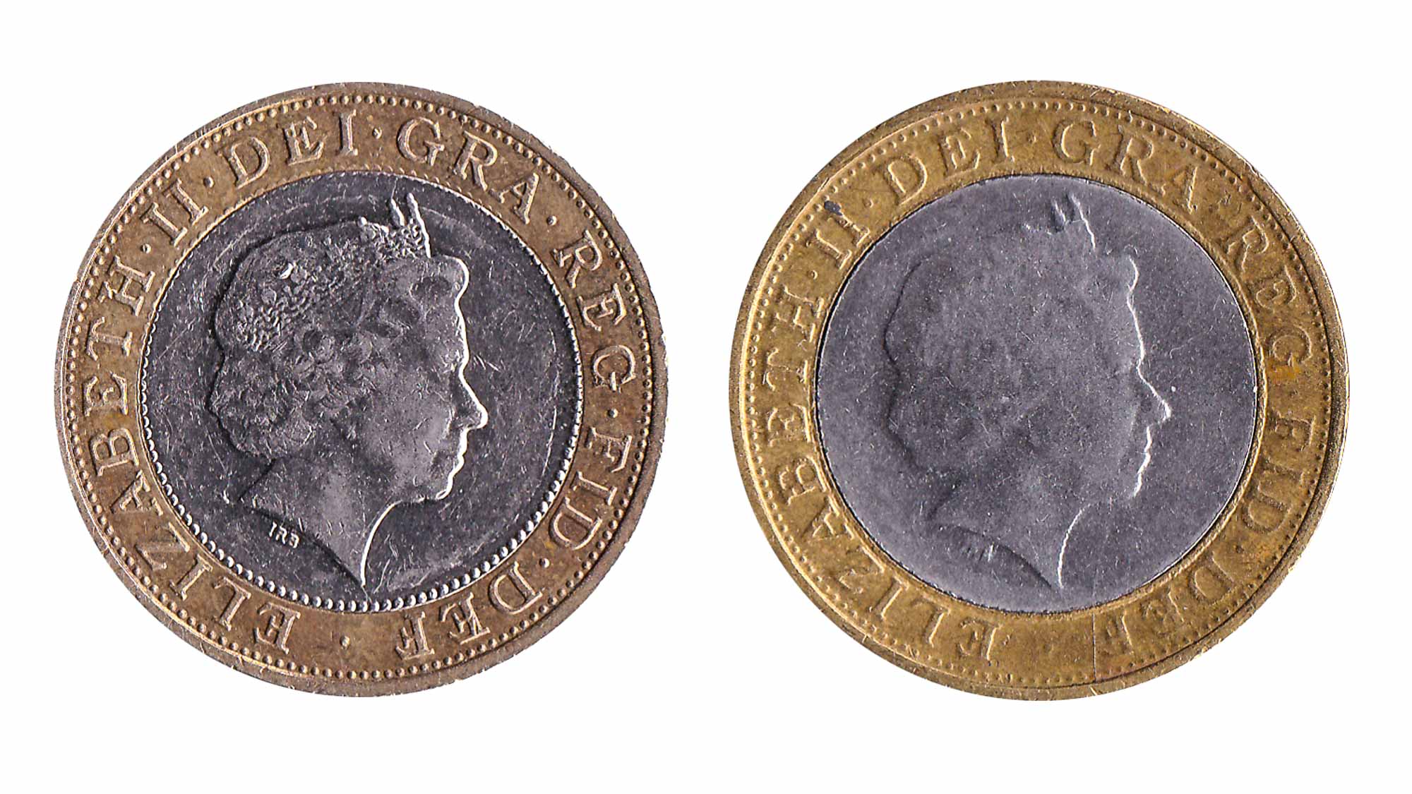 Leftover Currency - How to spot a fake 2 pound coin?