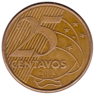 Brazil 25 Centavos coin - Exchange yours for cash today